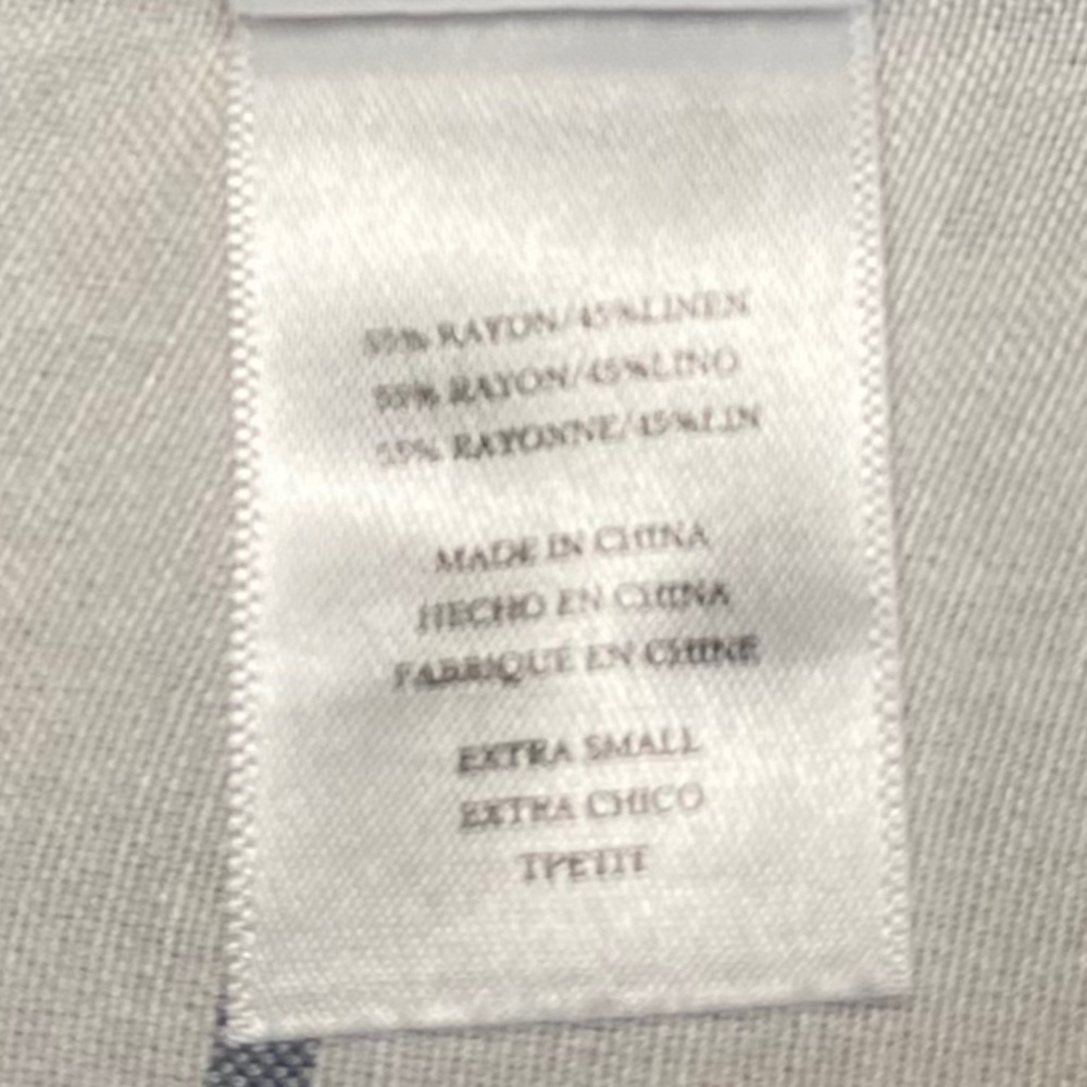 Rails Lily Positano Stripe Linen Blend Tie Front … - image 6